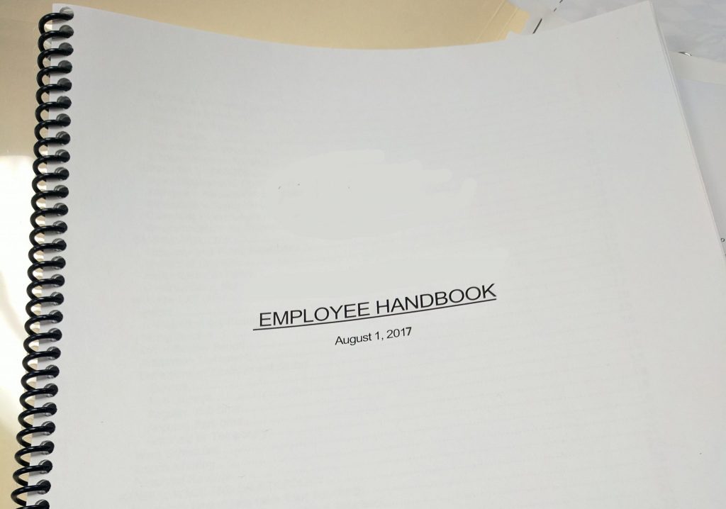 you need an employee handbook