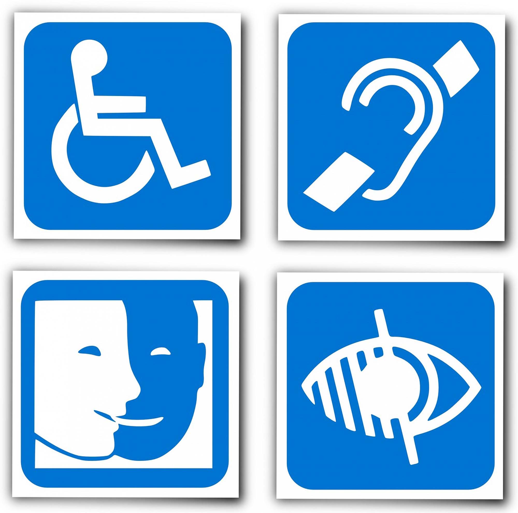 accommodate employees with visual or auditory disabilities