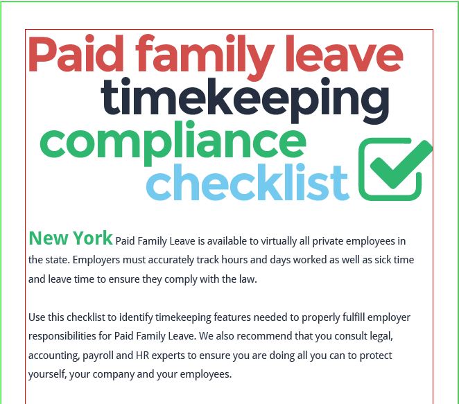 New York Paid Family Leave Resources GTM Payroll Services