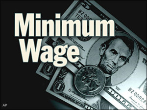 Minimum Wage Increases In Several Areas