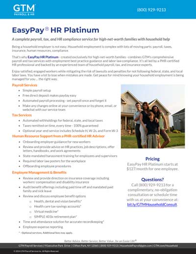 EasyPay-Platinum-overview EasyPay HR Platinum brochure